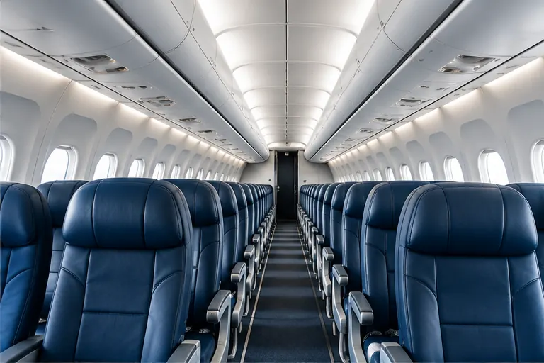 Illustration of cabin interiors & seating systems