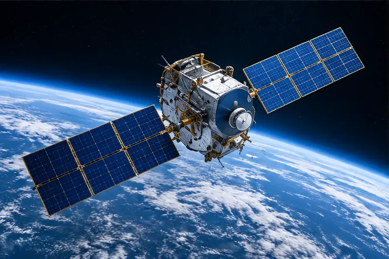 Illustration of spacecraft & satellite support