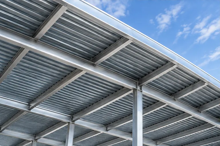 Illustration of roofing & structural systems