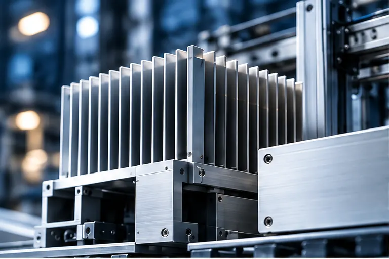 Illustration of heat sinks & thermal management