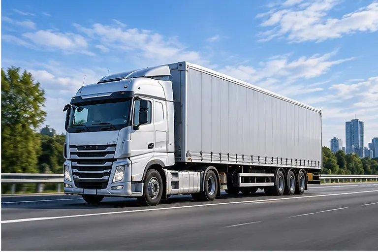 Illustration of commercial & heavy vehicles