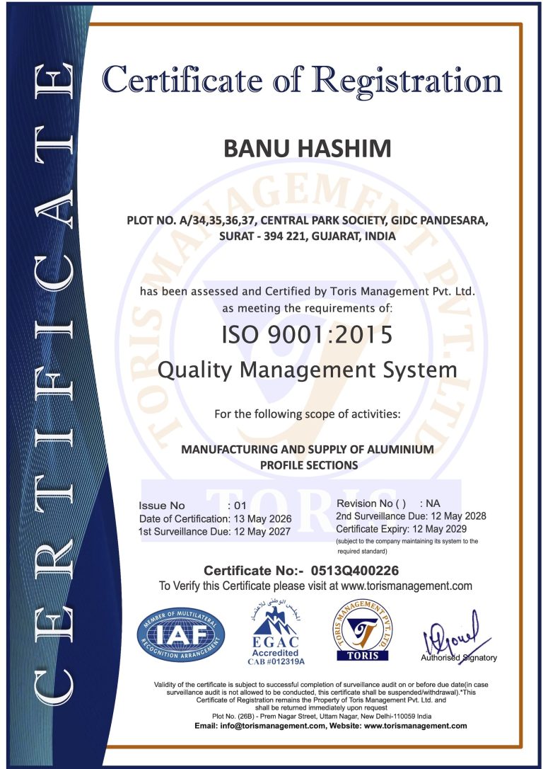 Banu Hashim - Quality Management System